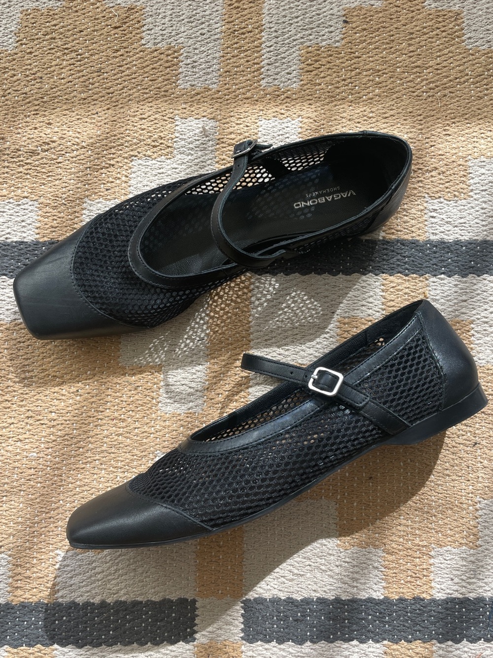 Vagabond Delia Mesh Mary Jane Flats